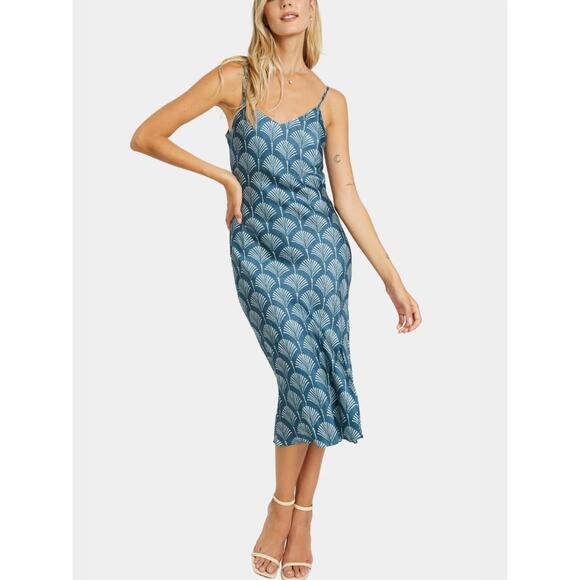 NEW CABALLERO skye midi dress in ginko breeze teal